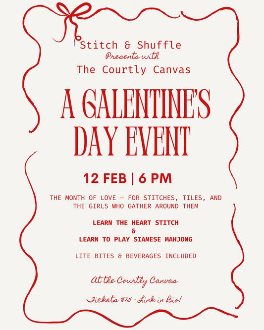 February 12th Event - Galentine's Day Stitch & Shuffle