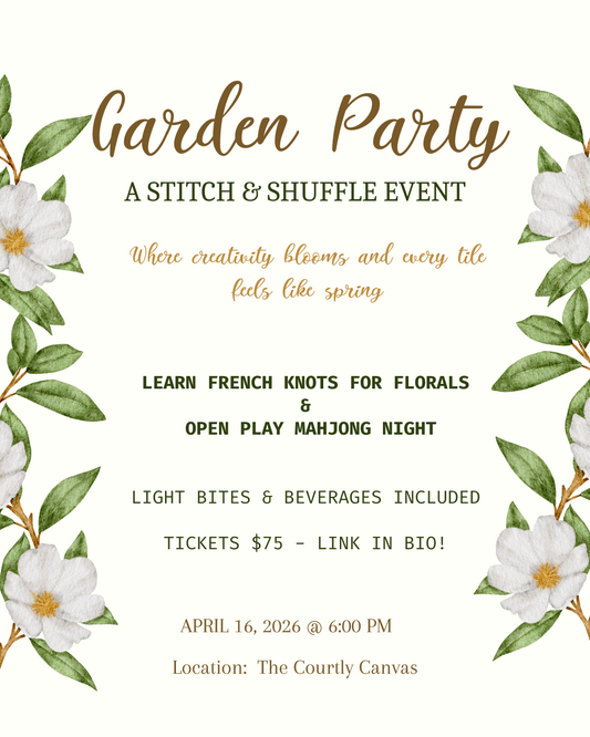 April 16th Event - Garden Party